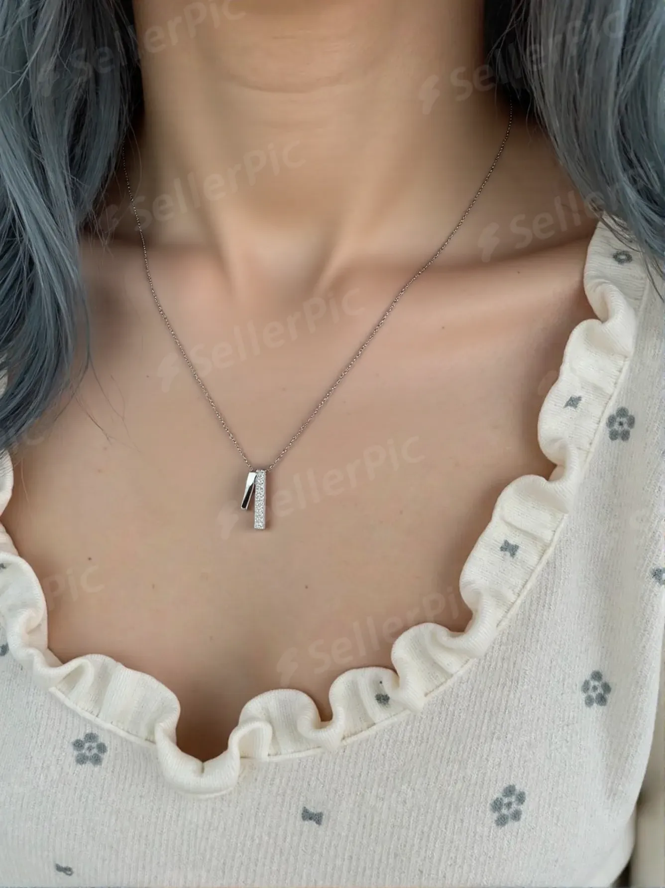 Silver Drizzle Pendant