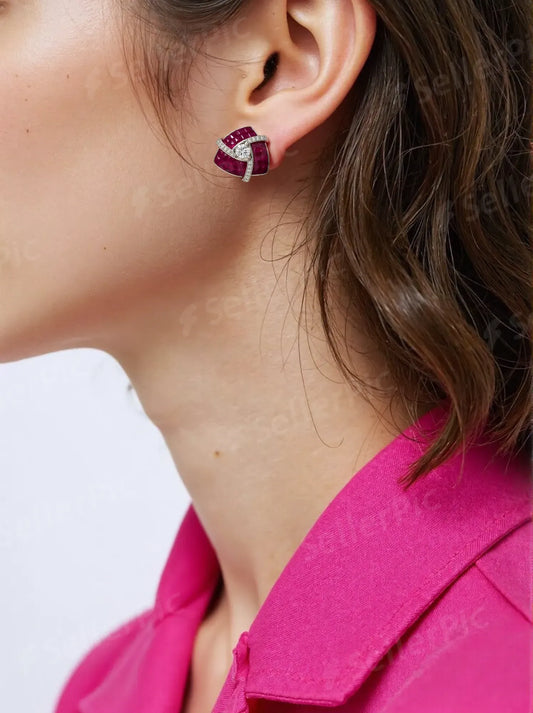 Radiant Heart Sterling Silver Earrings