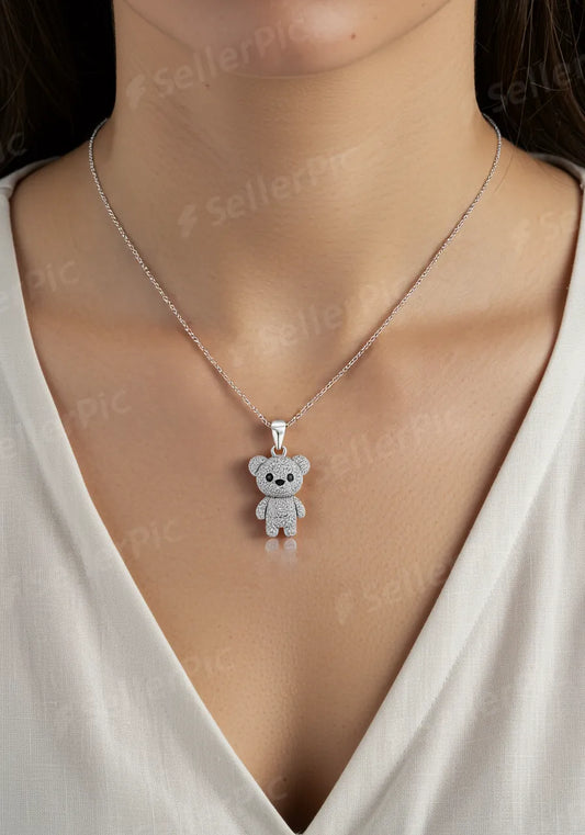 Sparkle Teddy Pendant