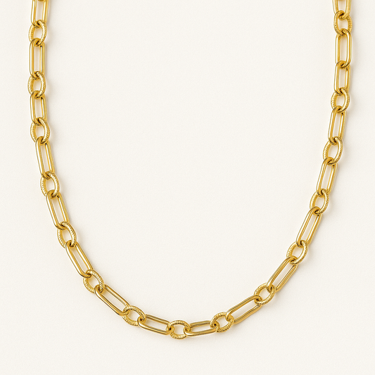 Aurora Link Chain – Gold-Plated Sterling Silver