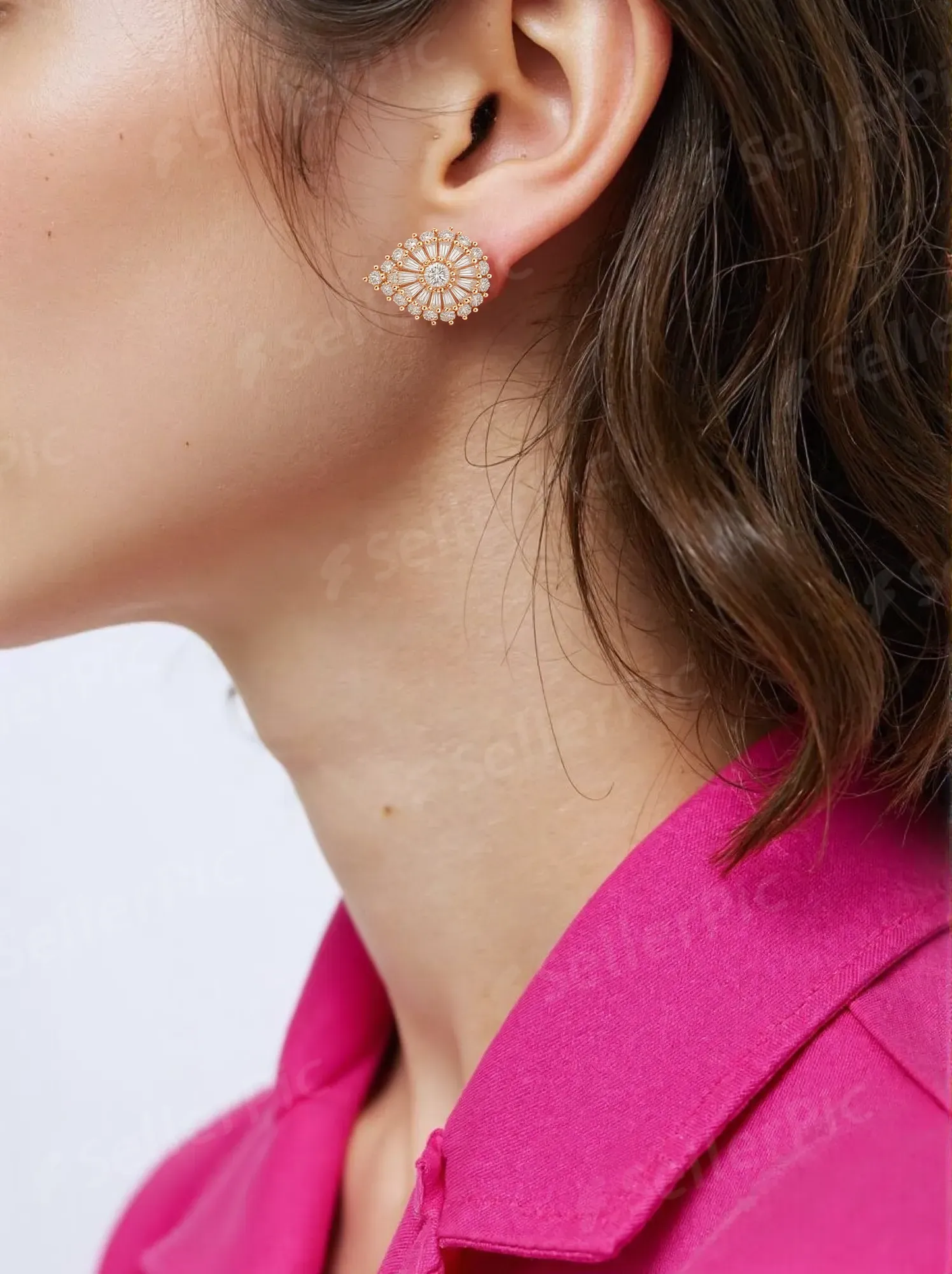 Regalia Teardrop Studs