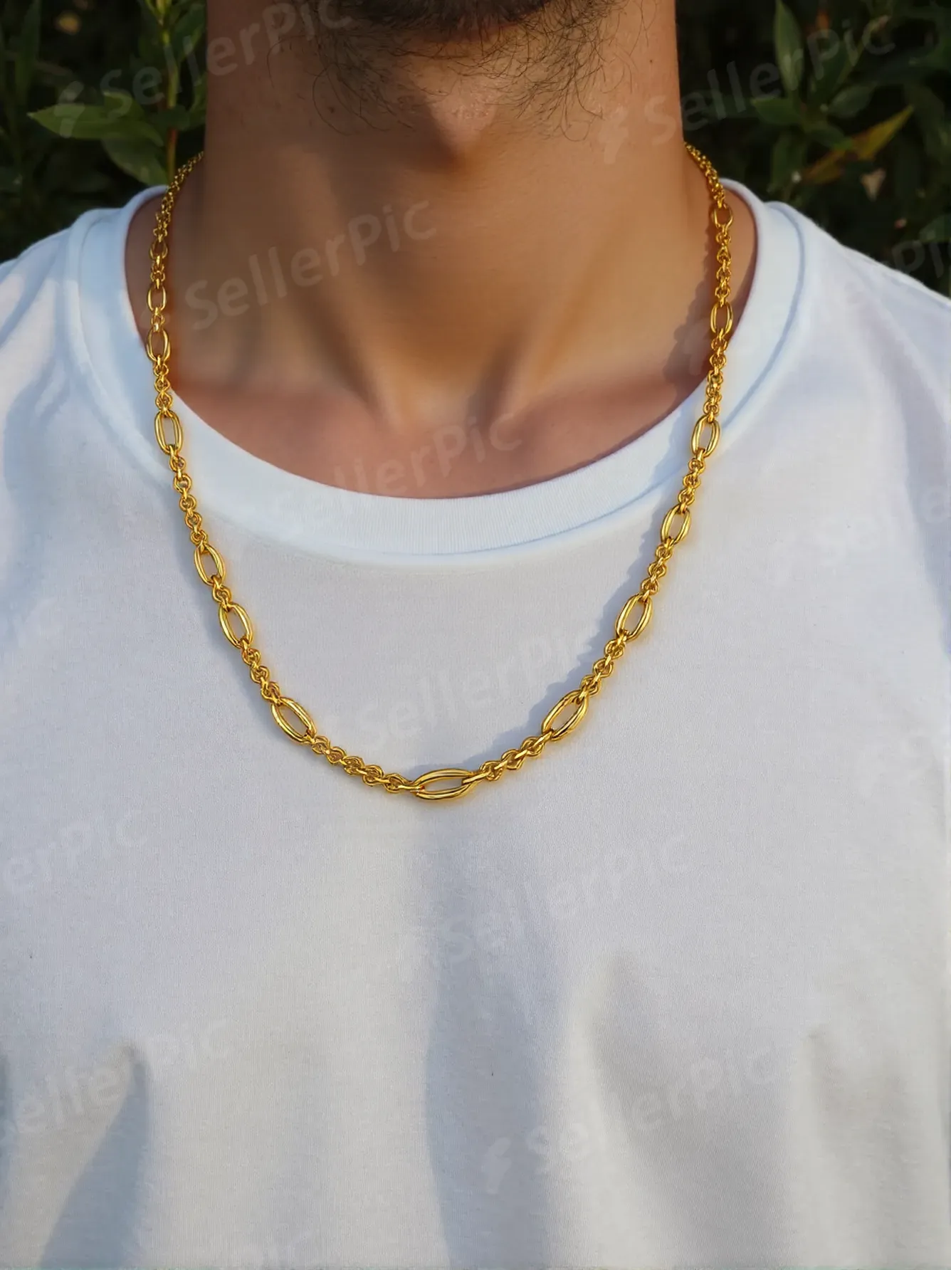 Solara Twist Chain – Gold-Plated Sterling Silver