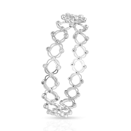 TwineGlow™ Convertible Sterling Silver Kada & Ring