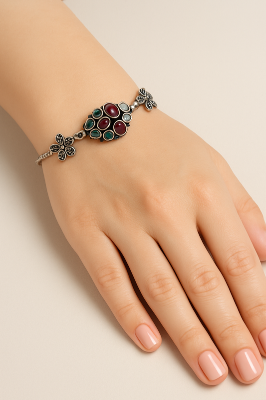 Phoolara Heritage Bracelet – Sterling Silver