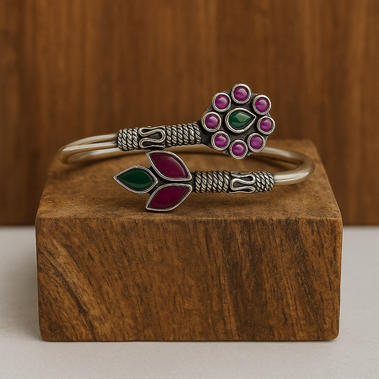 Peacock Grace Kada – 925 Sterling Silver