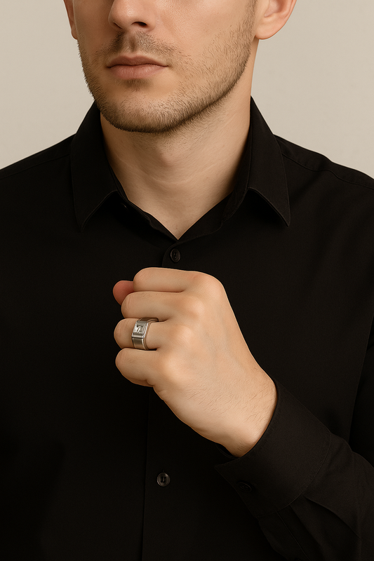 Regal Valor 925 Silver Men's Ring