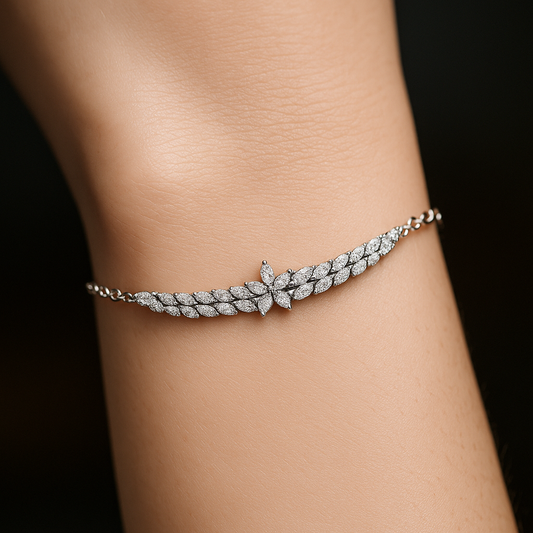 Eterna Blossom Sterling Silver Bracelet