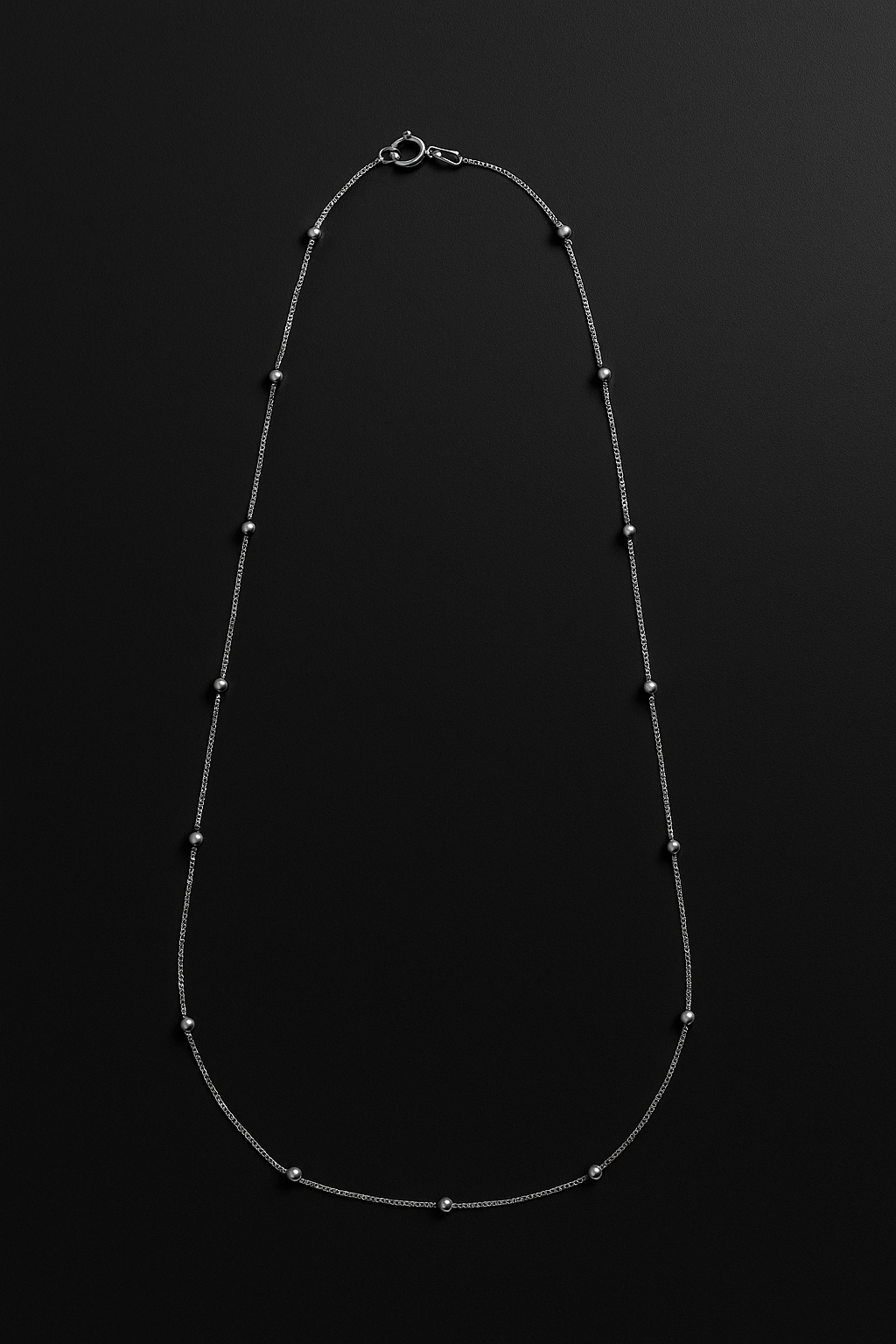 Luna Dots Silver Chain