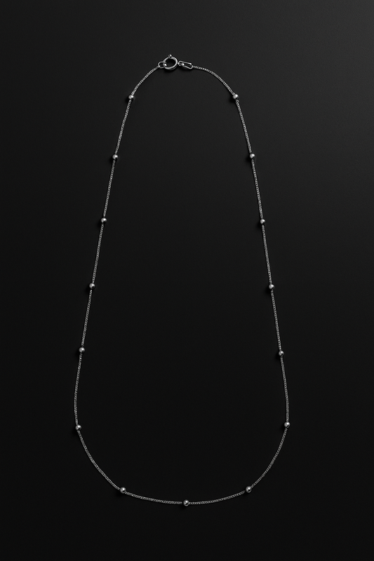 Luna Dots Silver Chain