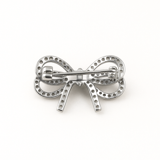 Celeste Bow Brooch