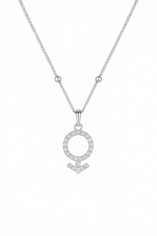 Venus Symbol 925 Sterling Silver Pendant