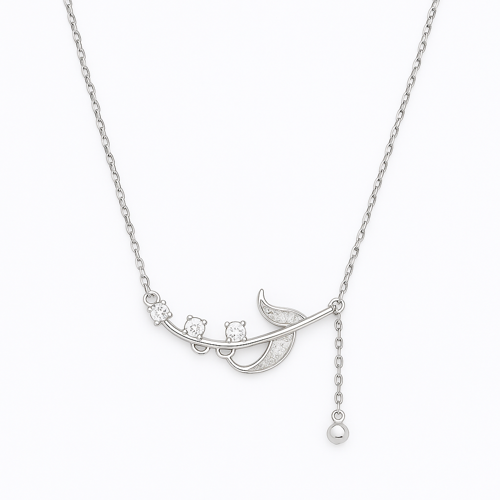 Silver Bloom Elegance Pendant