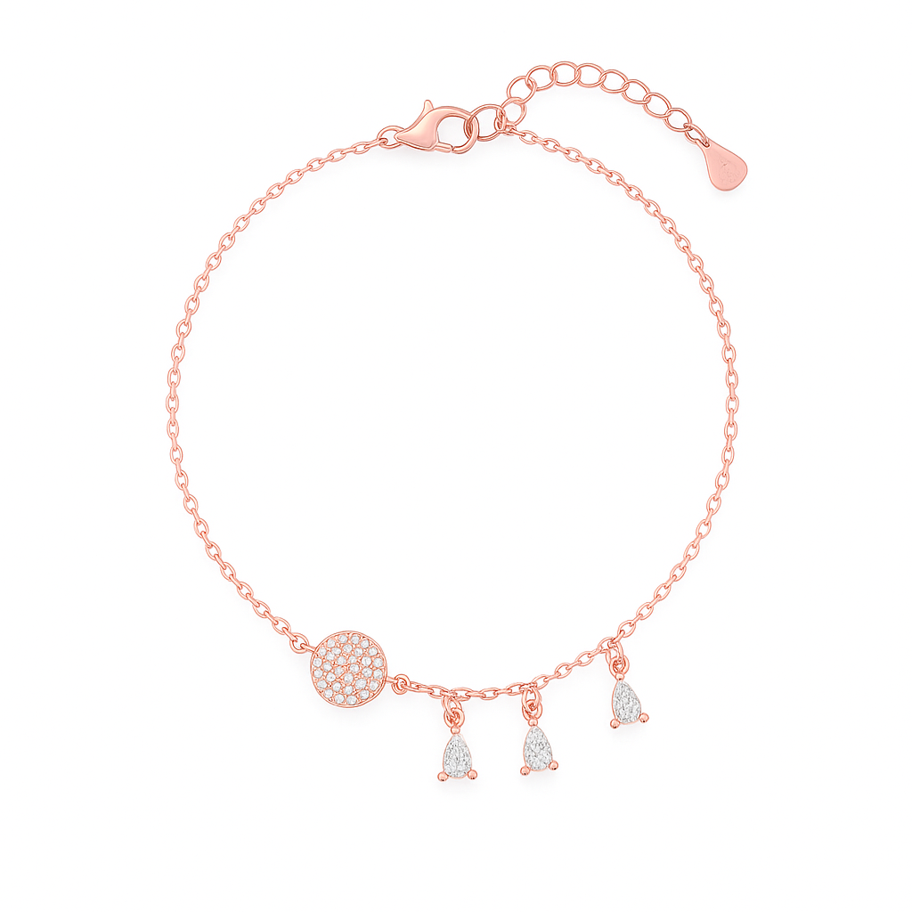 Rosé Elegance Charm Bracelet