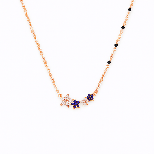 Midnight Blossom Mangalsutra