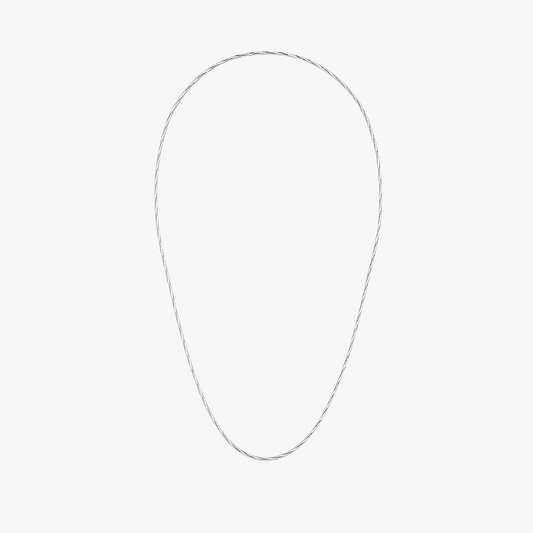 Twist of Elegance Sterling Silver Chain