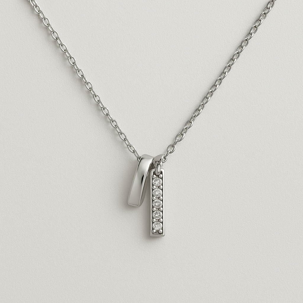 Silver Drizzle Pendant