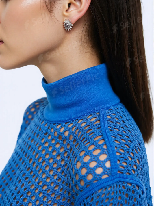 Luna Bloom Sterling Studs