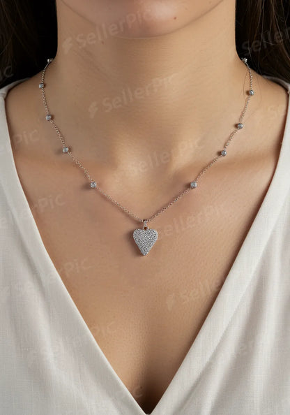 Eternal Spark Heart Pendant
