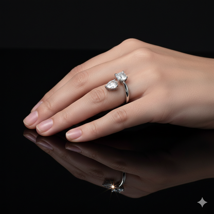 Eternal Duo Silver Ring