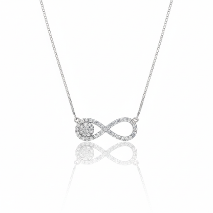 Infinity 925 Silver Pendant Necklace