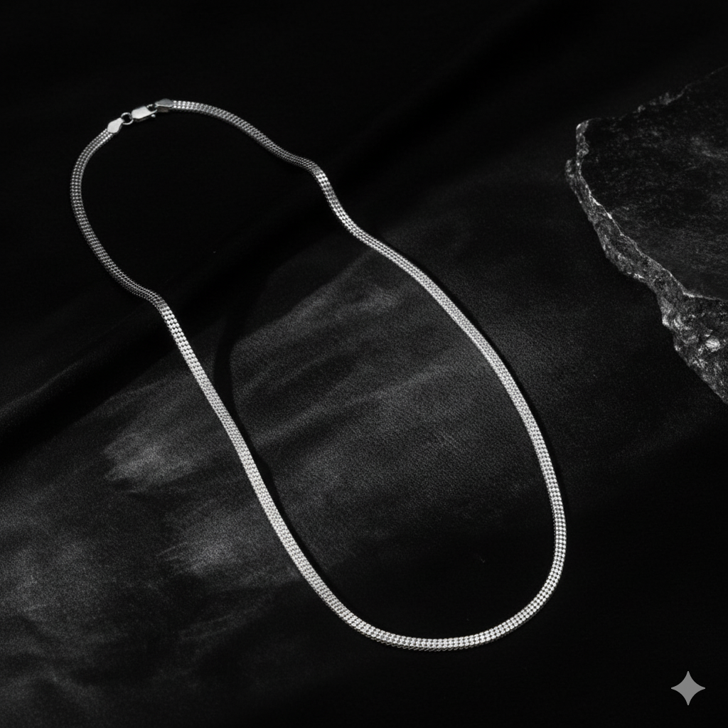 "Liquid Mercury" Premium 925 Sterling Silver Chain