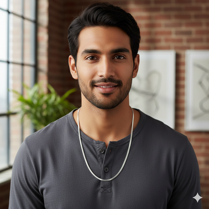 "Liquid Mercury" Premium 925 Sterling Silver Chain