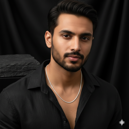 "The Legacy" Classic 925 Sterling Silver Figaro Chain