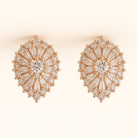Regalia Teardrop Studs