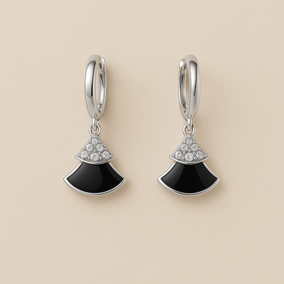 Eleganza Noir Drop Earrings