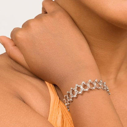 TwineGlow™ Convertible Sterling Silver Kada & Ring