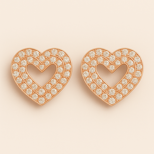 Eternal Heart Studs