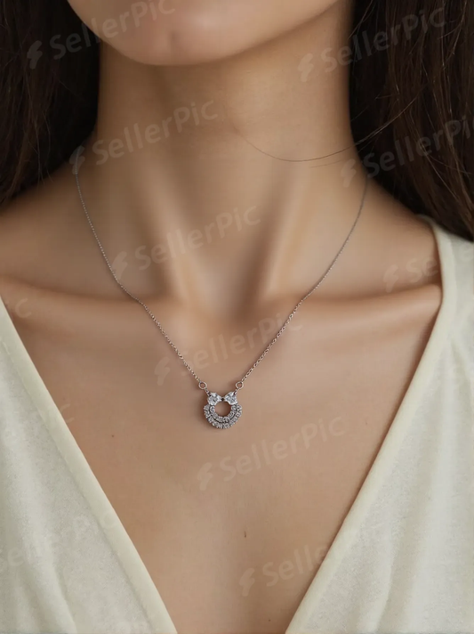 925 Sterling Silver Pendant with box Chain