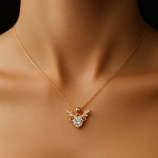 Radiant Bee Pendant Necklace