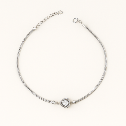 Dilruba Heart Anklet