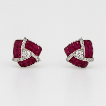 Radiant Heart Sterling Silver Earrings