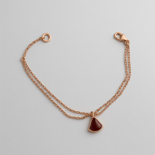 Sienna Stone Rose Gold Bracelet
