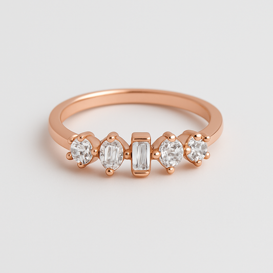 Lustre Line Ring
