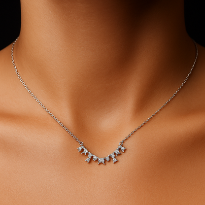 Noor Sparkle Cluster Pendant