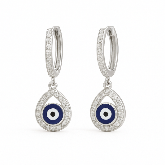 Evil Eye Drop Earrings