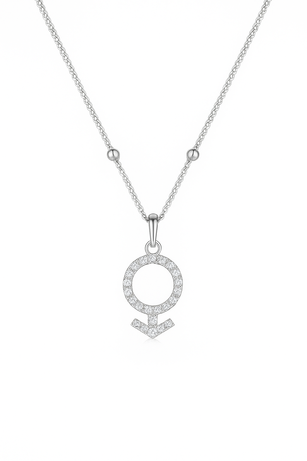 Venus Symbol 925 Sterling Silver Pendant