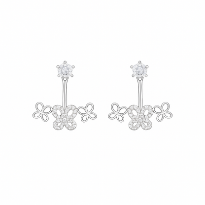 Blossom Charm 925 Sterling Silver Earrings