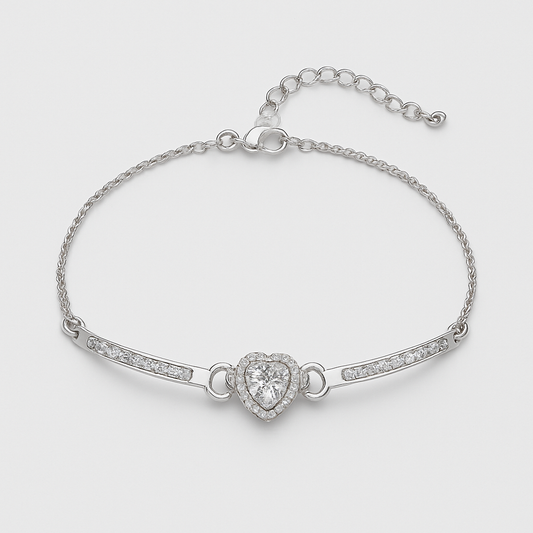 Heart Halo Bracelet