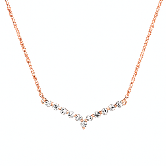 Aarvi V-Curve Pendant Necklace
