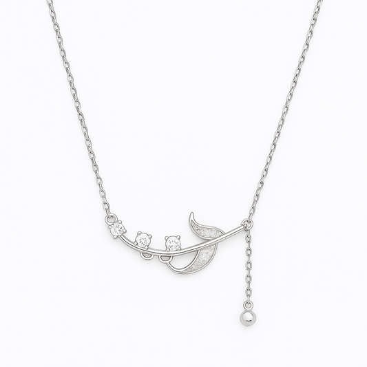 Silver Bloom Elegance Pendant