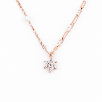 Rose Starburst Necklace
