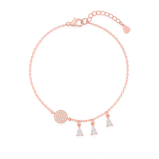 Rosé Elegance Charm Bracelet