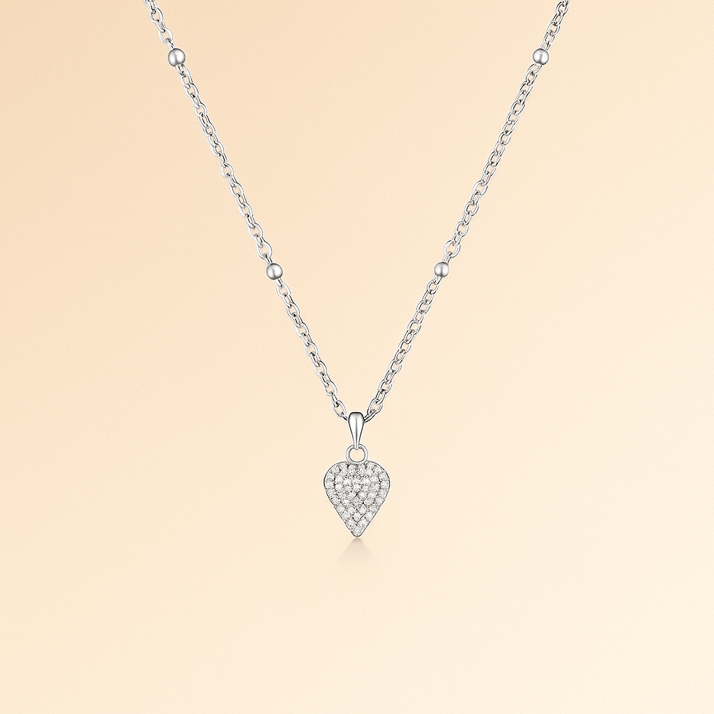 Eternal Spark Heart Pendant