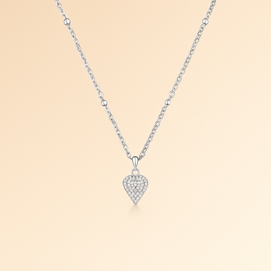 Eternal Spark Heart Pendant