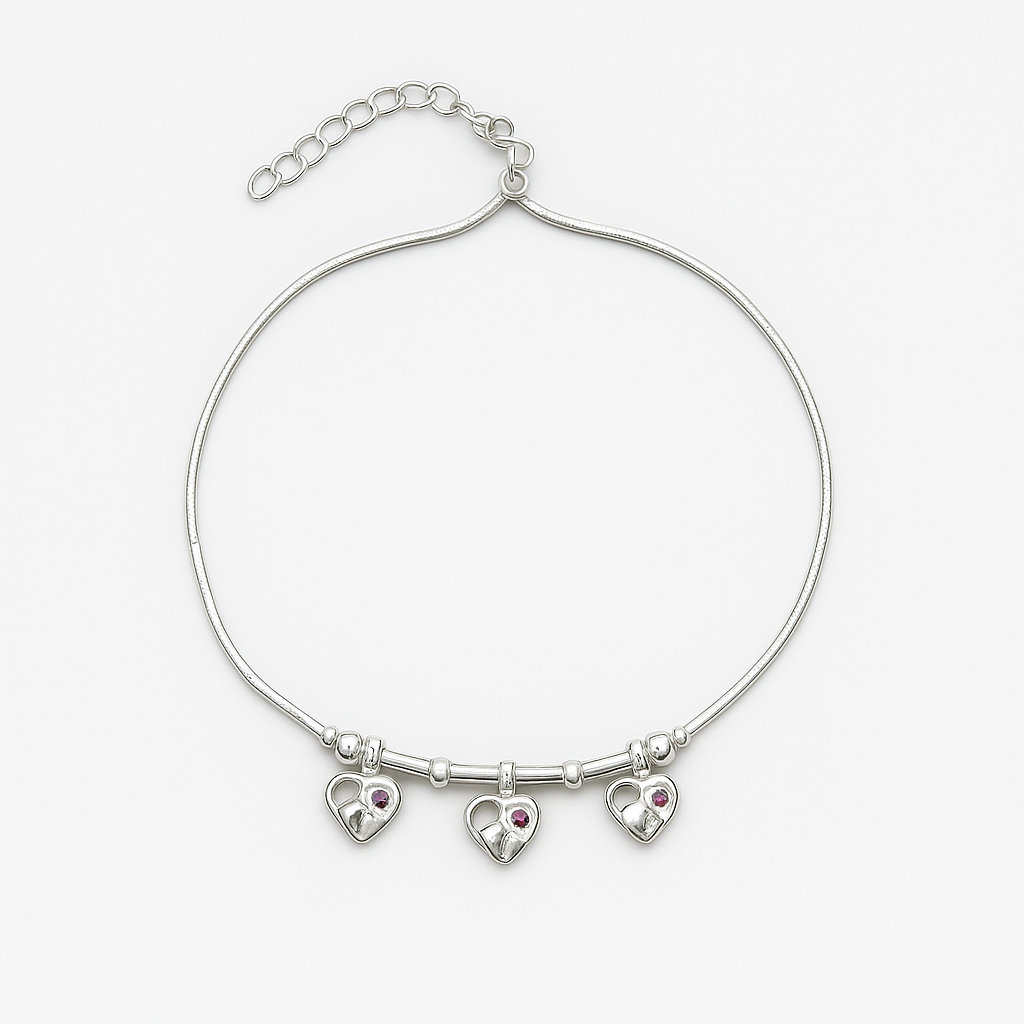 Hearts of Grace Anklet
