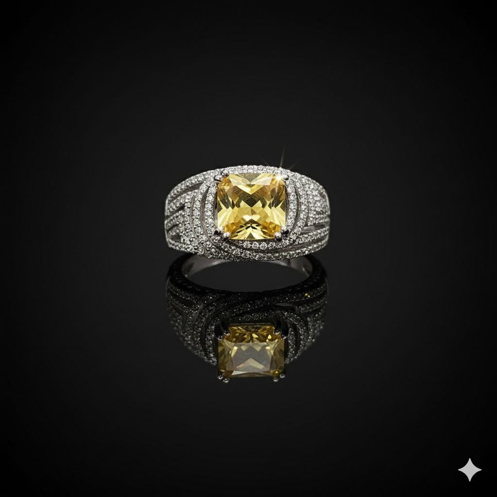 The Sunburst Statement Ring